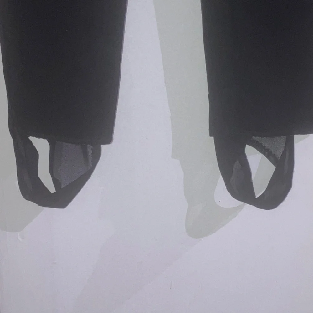 Black snow stirrup pants - Picture 8 of 10